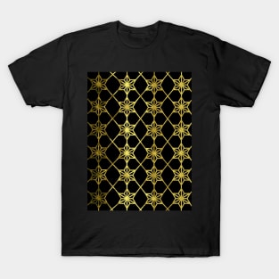 GOLD Star Pattern T-Shirt